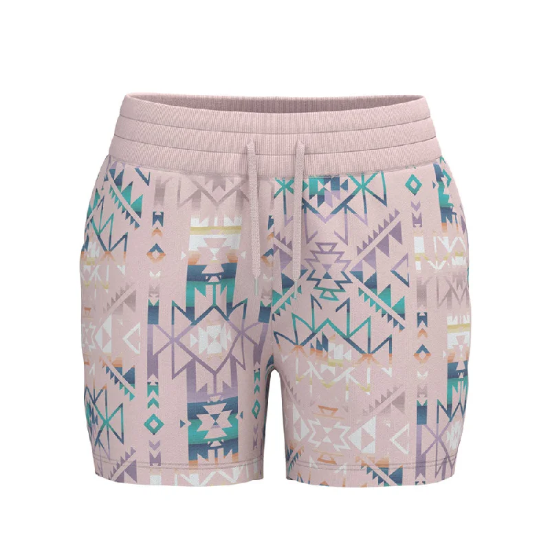 ""Oasis"" Shorts Pink/ Aztec Pattern