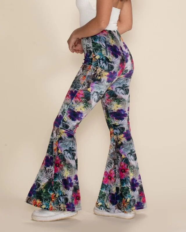 Safari Garden Velvet Flare Pants | Women's