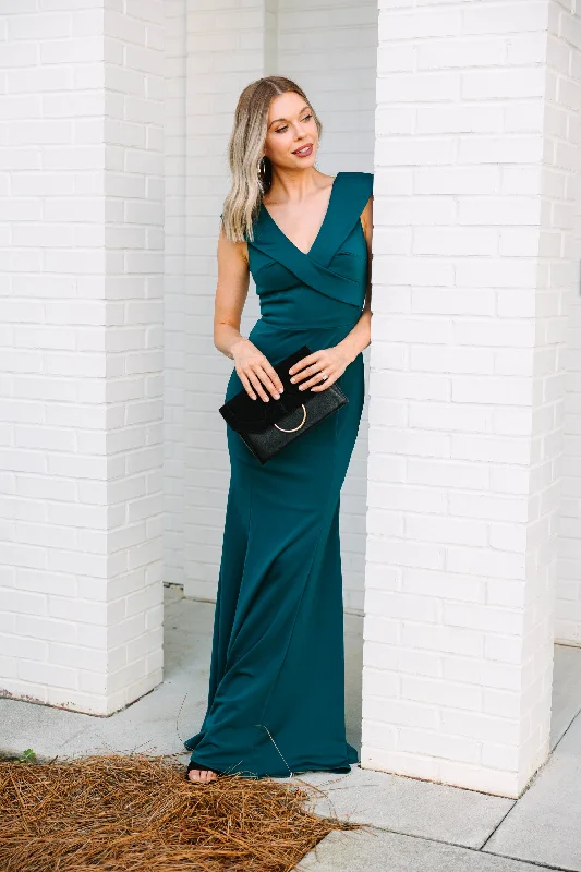 It Was All A Dream Green Maxi Dress