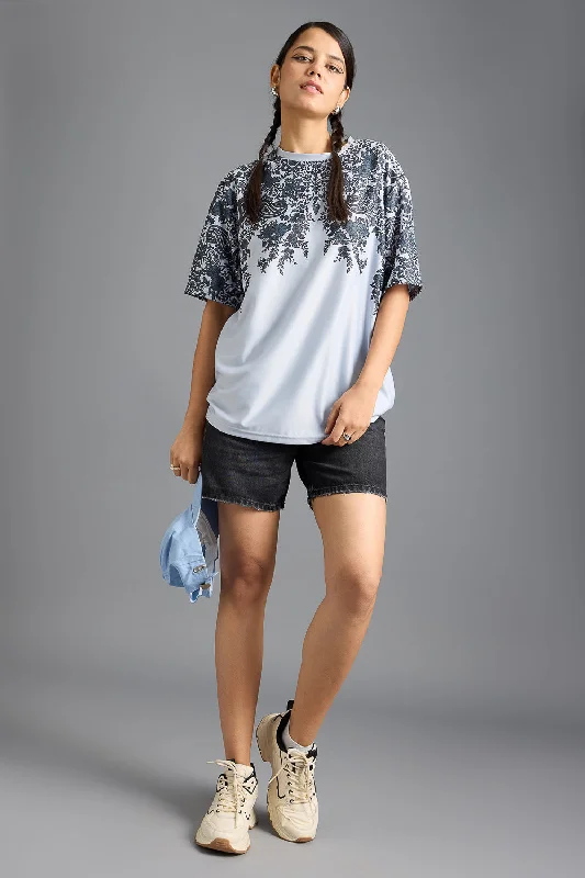 Printed Women's T-Shirt- Creepers Casual Formal Business