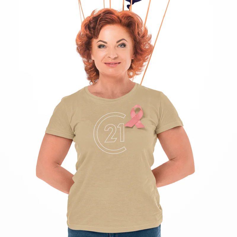 C21 Relentless Tan Tee, Womens Fleece Nylon Spandex