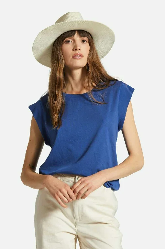 Carefree Organic Garment Dyed Boxy T-Shirt - Surf The Web Mesh Fabric Canvas Fabric Denim Fabric