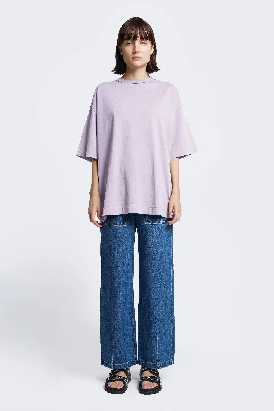 Monolith Unisex Tee Lilac Beaded Sequined Faux Fur