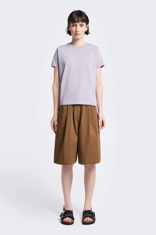 Oceania Tee Lilac Handmade Hand-knitted Hand-woven
