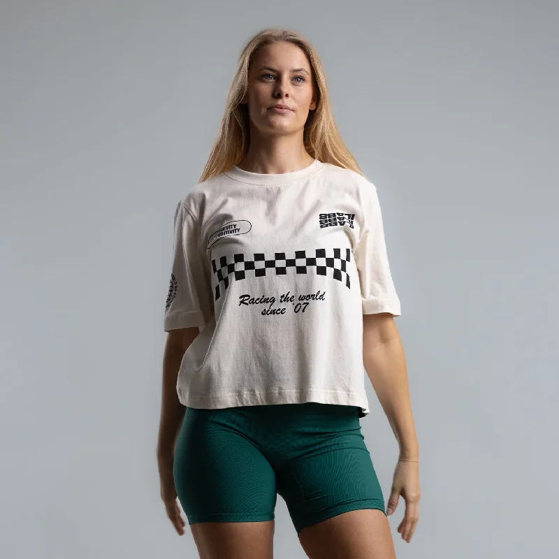 Positivity Relaxed Tee Women's Cashmere Blend Cotton Blend Poly Blend