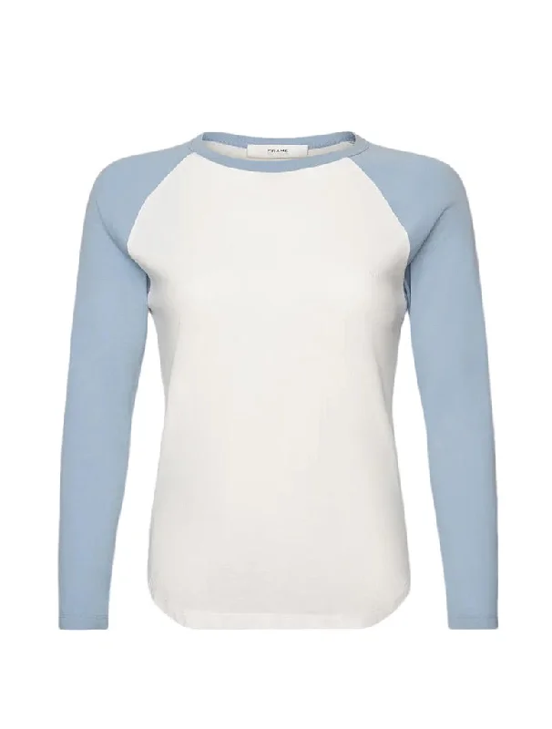 Raglan Baseball Tee - FRAME Fleece Fabric Down Fabric Feather Fabric