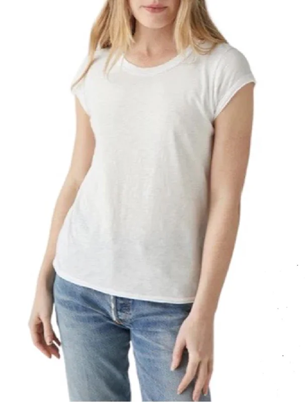 Trudy Crew Tee - MICHAEL STARS Handmade Hand-knitted Hand-woven