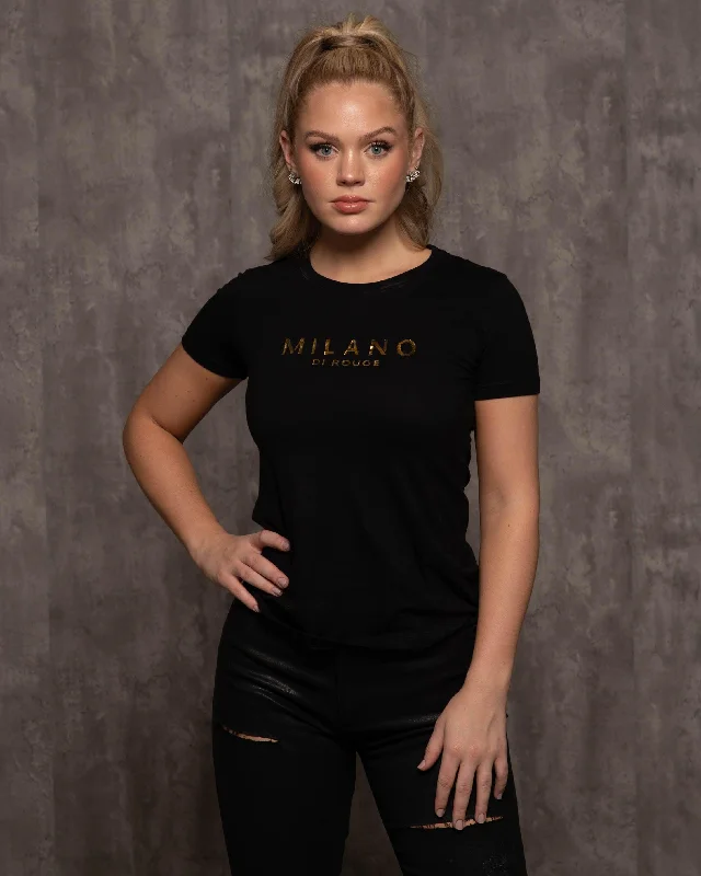 Women's Saint Signature Tee Print Jacquard Patchwork