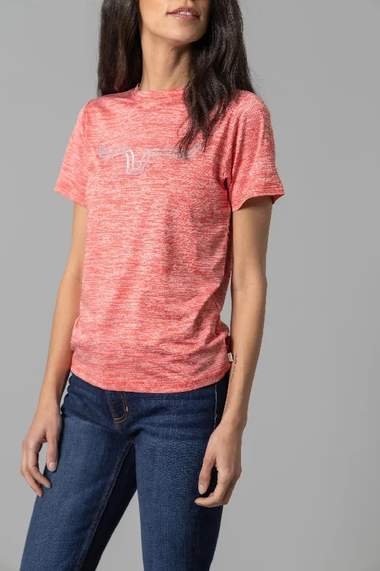 Ladies Outlier Tech Tee Shirt Fleece Fabric Down Fabric Feather Fabric