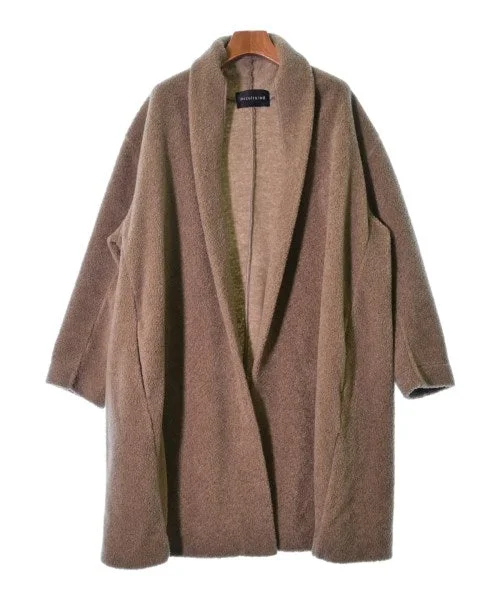 mizuiro ind Sheepskin coats Puff Sleeve Overcoat
