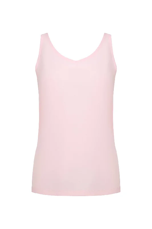 Scoop neck & V neck Cami | Pink | 7633TT Cozy Teddy Vest
