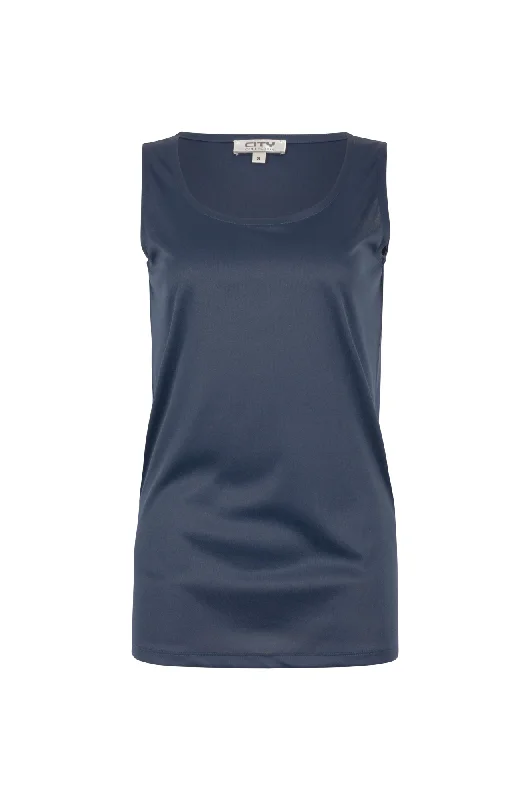 Essential Knit Tank | Navy | 7634TT Slim Fit Vest