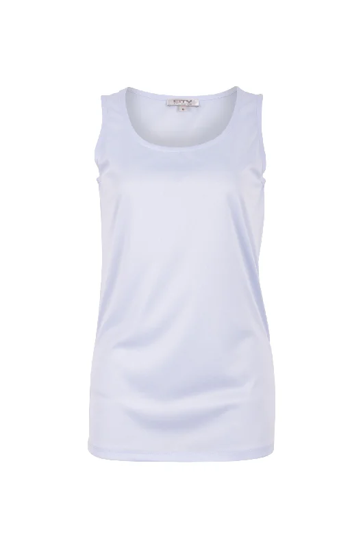 Essential Knit Tank | Sky | 7634TT Classic Double-Breasted Vest