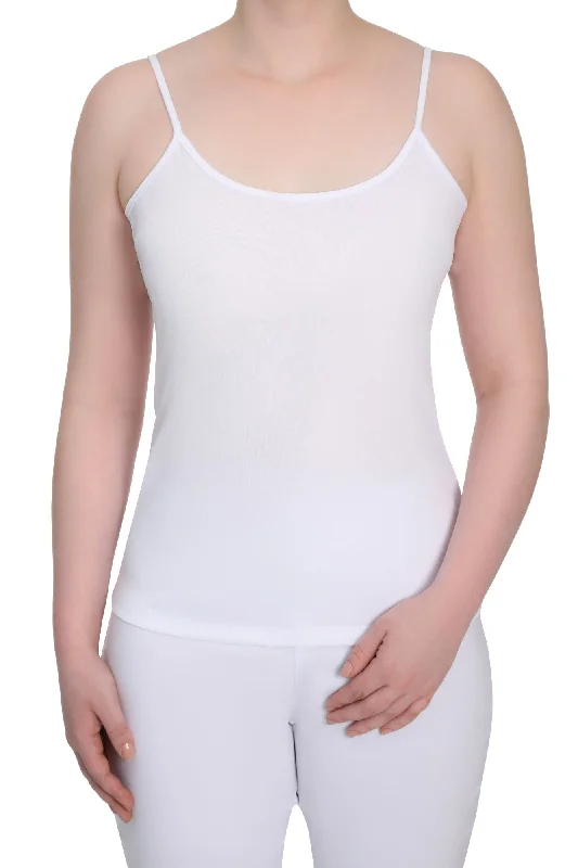Cami with adjustable straps | White | 7637TT Timeless Casual Vest