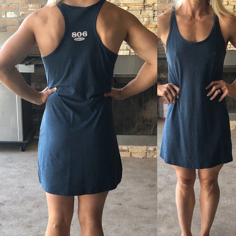 806 Apparel Next Level Ash Blue Ultra-Soft Tank Racerback dress ribbed tank top