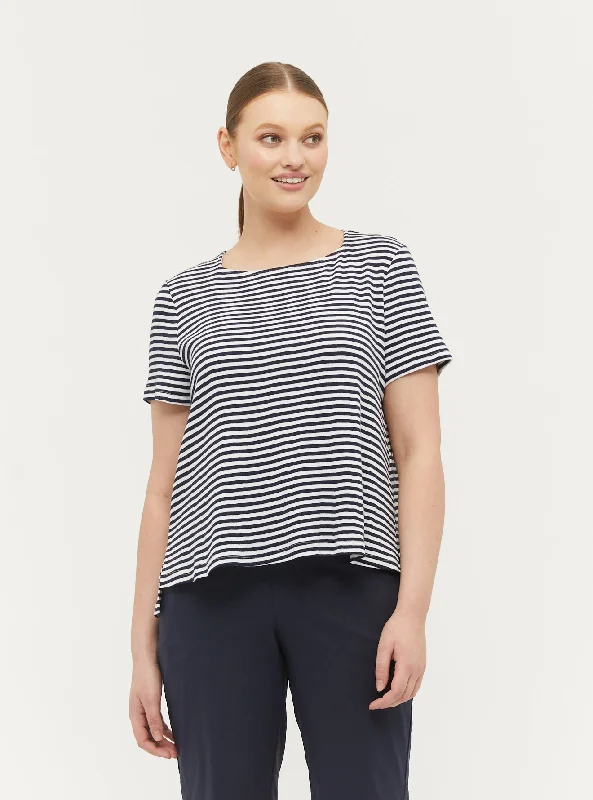 Addison Tee Wrap Front Blouse