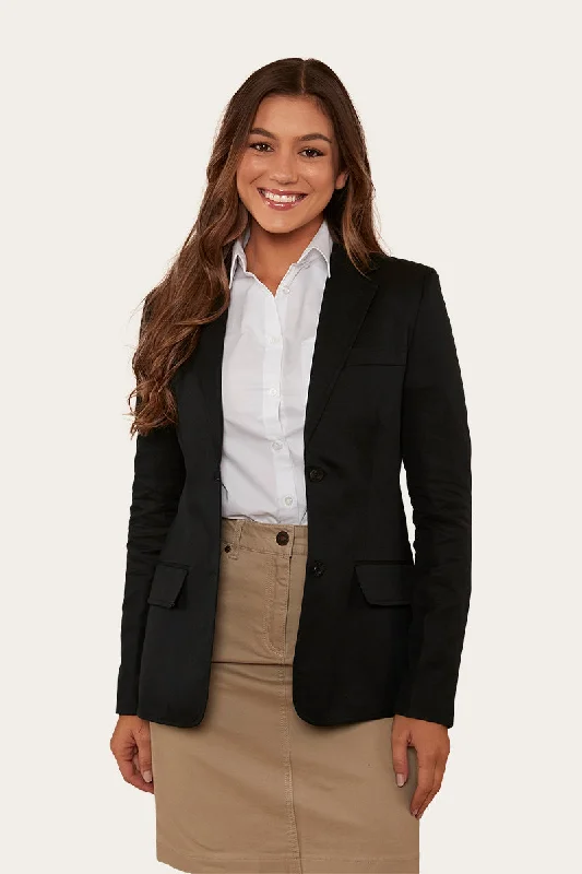 Amelia Womens Blazer - Black Women's Brand Blazer