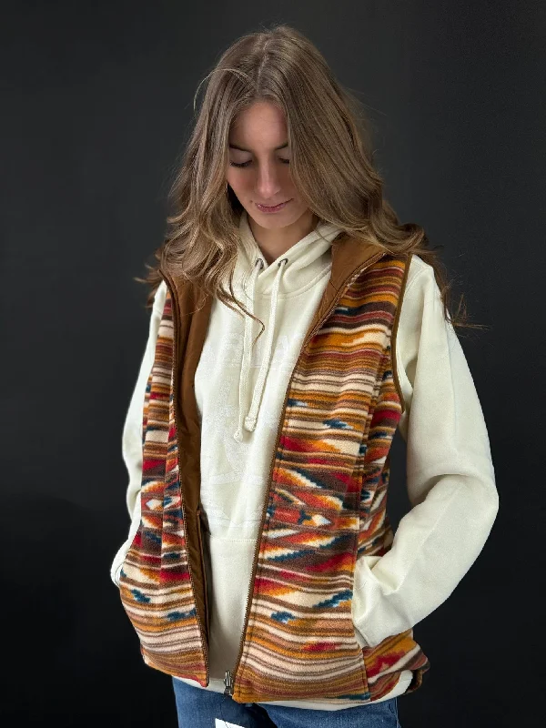 Ariat Vest Dilon CHIMAYO CHESTNUT HORSE Reversible crew neck tank