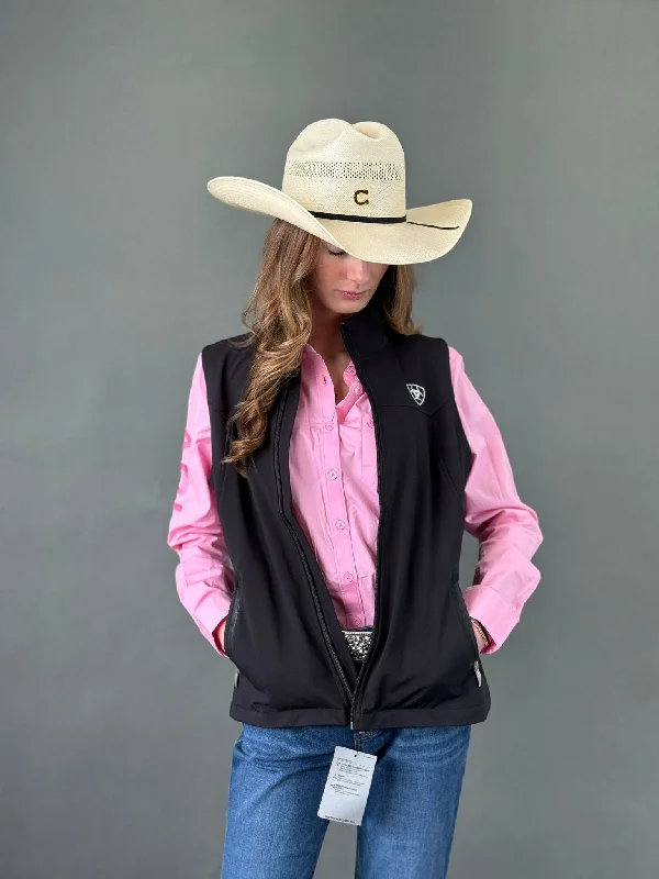 ARIAT Vest Team Softshell Black Womens chic tank top