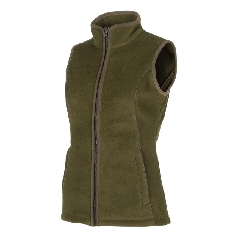 Baleno Ladies Surrey Fleece Gilet Quilted Hooded Vest