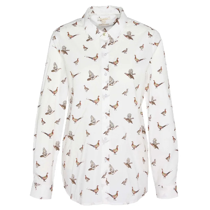 Barbour Ladies Safari Shirt Balloon Sleeve Blouse