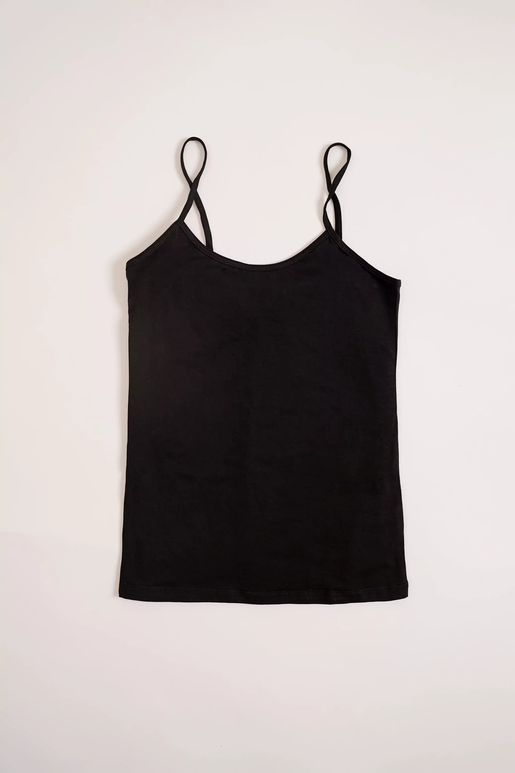 BASIC COTTON CAMISOLE Fitted Waistcoat Vest