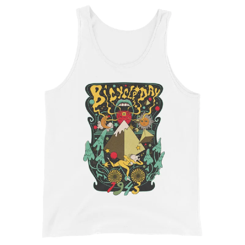 Bicycle Day Graphic Tank Top athletic tank top