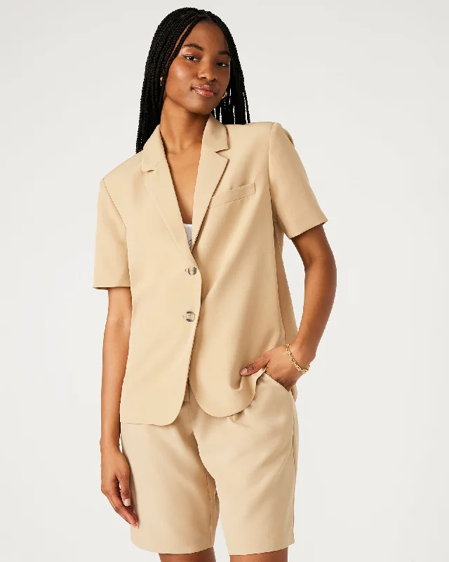 TIARA BLAZER KHAKI Women's Fashion Blazer