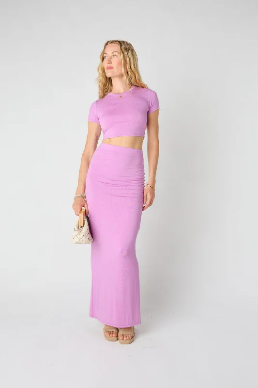 Bright Orchid Skirt lounge tank top