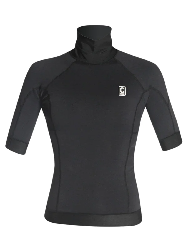 C-Skins Ladies Thermal Skins Short Sleeve Rash Vest Cozy Sherpa Vest