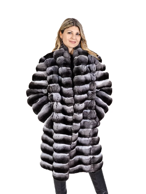 Chinchilla Stroller Soft Drape Coat