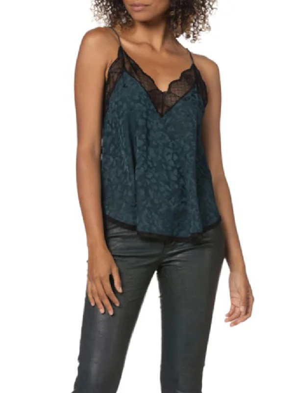 Christy Leopard Cami - ZADIG AND VOLTAIRE Wool Tweed Vest
