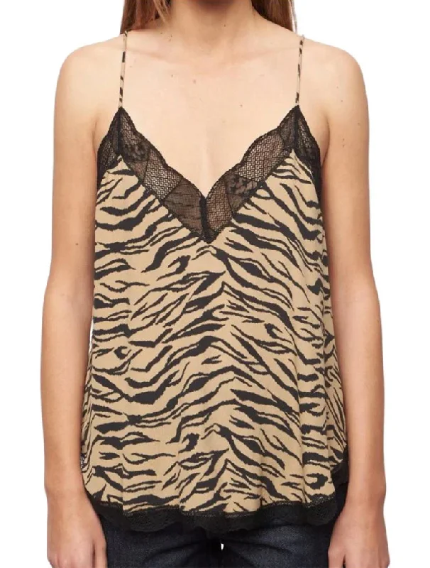 Christy Tiger Tank - ZADIG & VOLTAIRE Minimalist Long Vest