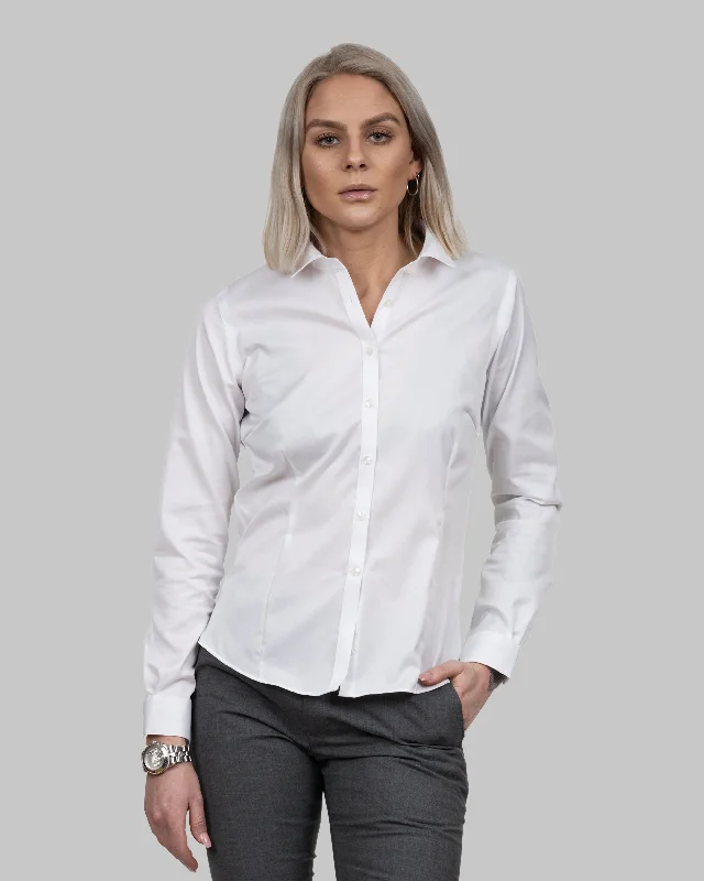 Green bow 01 Non-Iron Woman Boho Chic Blouse