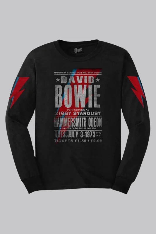 David Bowie Ziggy Stardust Longsleeve Loose Oversized Blouse