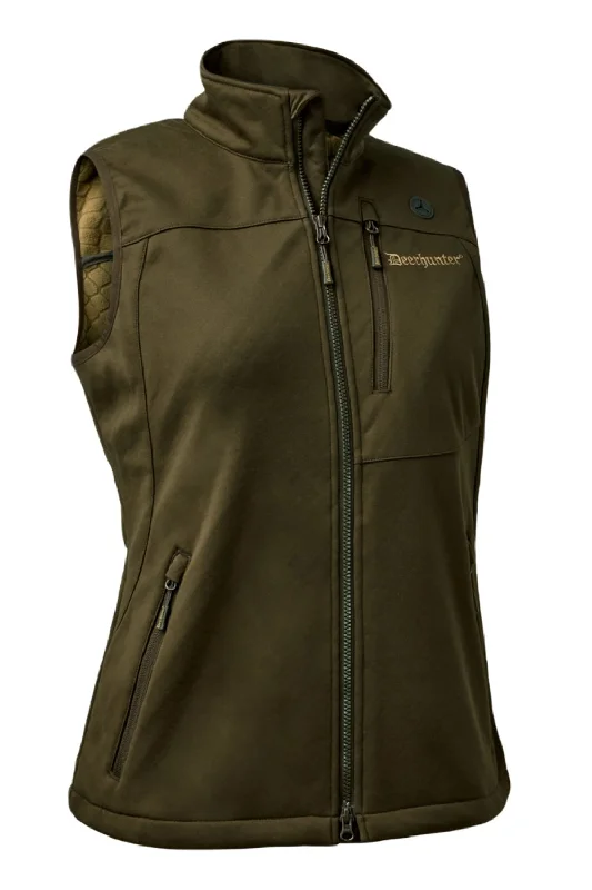 Deerhunter Lady Excape Softshell Waistcoat Relaxed Office Vest