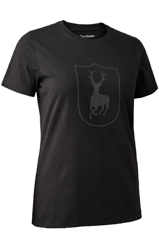Deerhunter Lady Logo T-Shirt Lightweight Chiffon Blouse