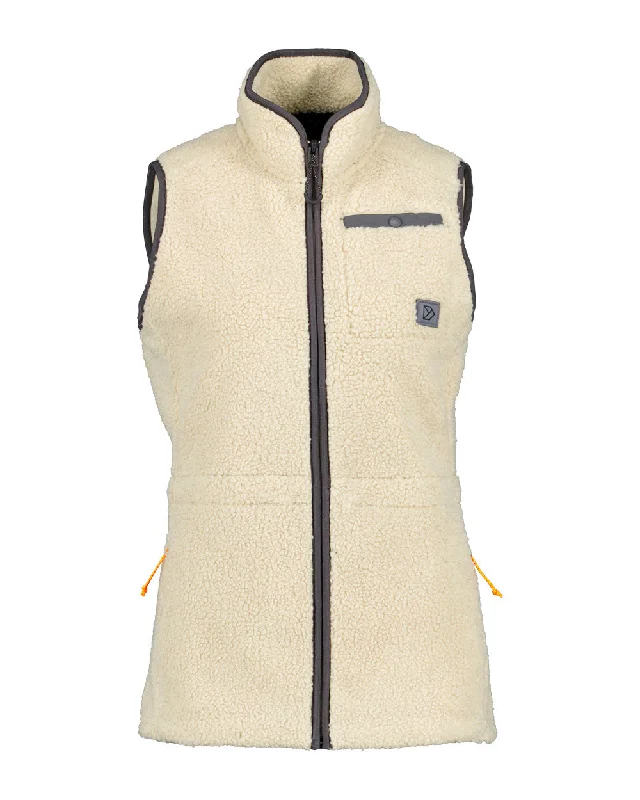 Didriksons Libra Womens Vest Plush Faux Fur Vest