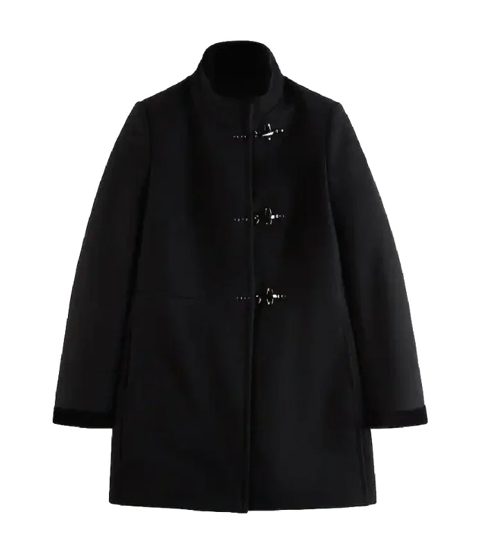 Cappotto nero Fay High-Fashion Maxi Coat