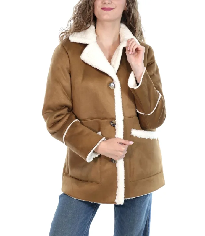 Cappotto Ralph Lauren cammello Lightweight Autumn Coat