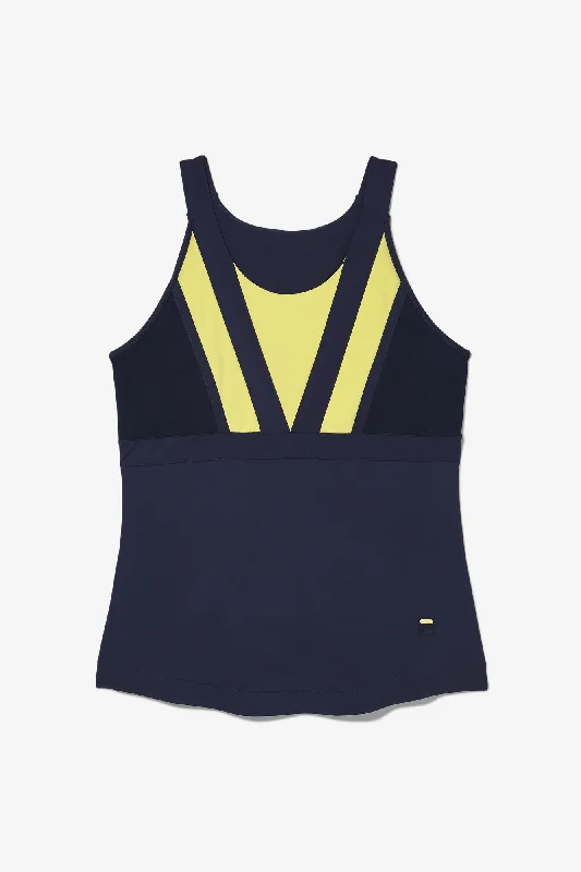 Fila Women's Alley Halter Tank Top crossback tank top