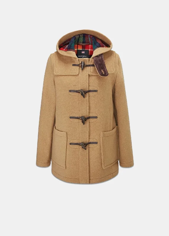 Short Slim Fit Duffle Camel Buchanan Fitted Pea Overcoat