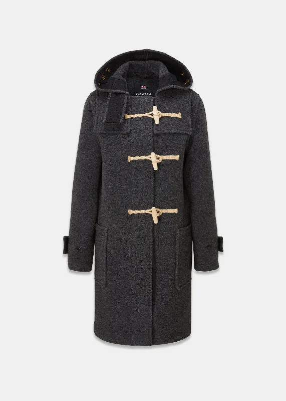 Women's Original Monty Duffle Coat Charcoal Heavyweight Classic Coat