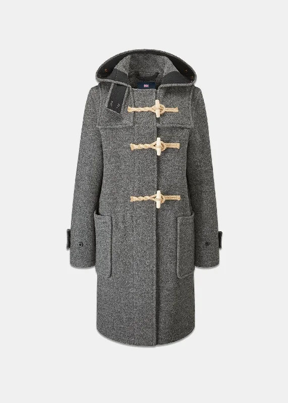 Women's Original Monty Duffle Coat Grey Chic Oversized Overcoat