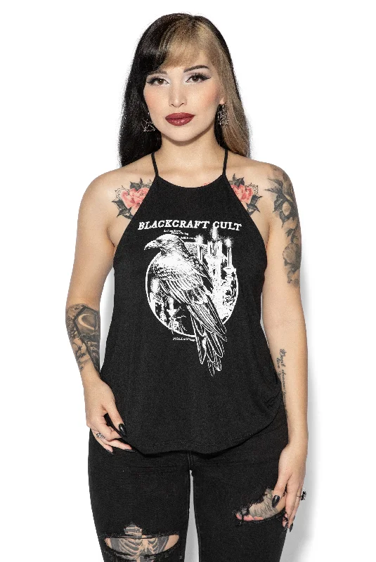 Hail The Raven - Flowy Tank Plush Faux Fur Vest