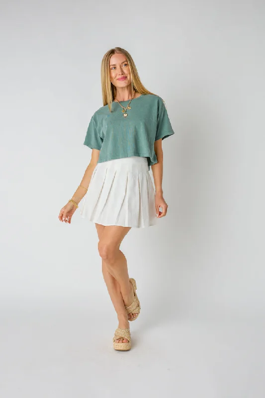 Heidi Skirt lavender tank top