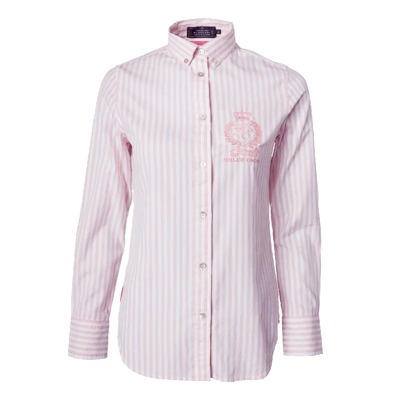 Holland Cooper Ladies Classic Button Down Shirt Lightweight Linen Blouse