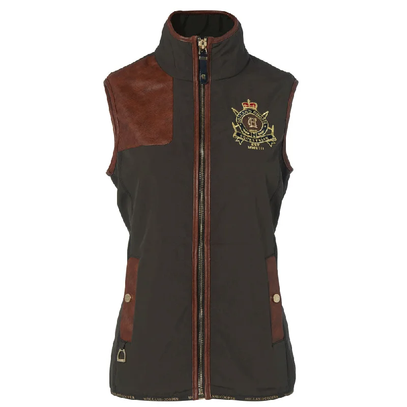 Holland Cooper Ladies Country Classic Fleece Gilet Chic Layered Vest