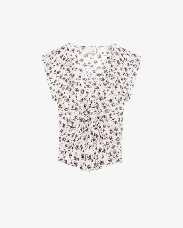 Haut Lonea Sheer Mesh Blouse