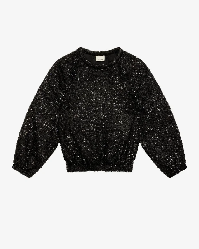 Top Dabia Embellished Collar Blouse